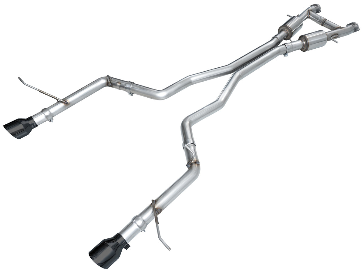 AWE Track Edition Exhaust for Dodge Durango 5.7 - Diamond Black Tips - Apollo Off-Road