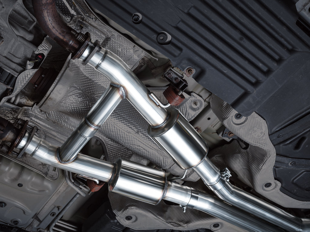 AWE Track Edition Exhaust for Dodge Durango 5.7 - Diamond Black Tips - Apollo Off-Road