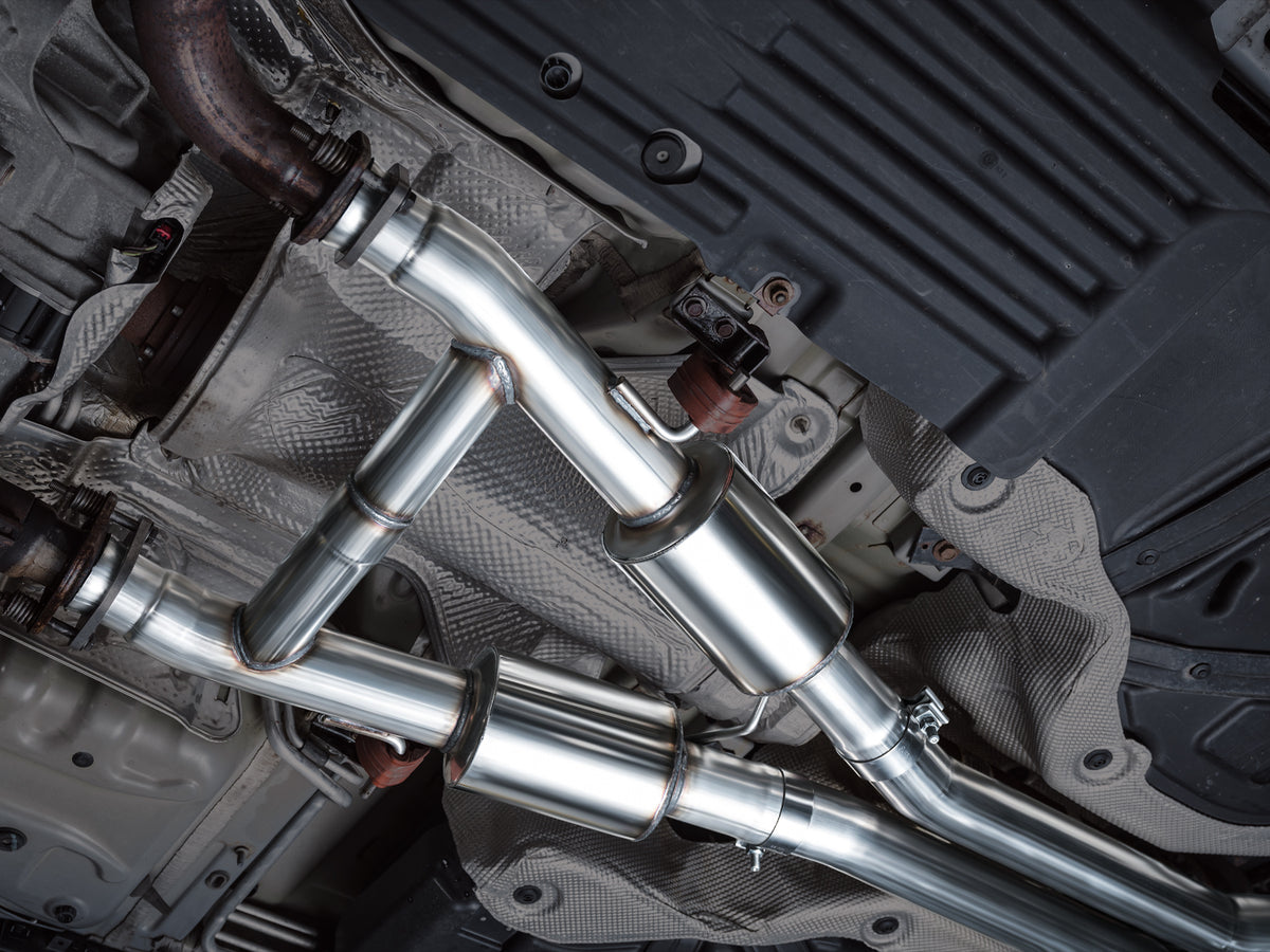 AWE Track Edition Exhaust for Dodge Durango 5.7 - Diamond Black Tips - Apollo Off-Road