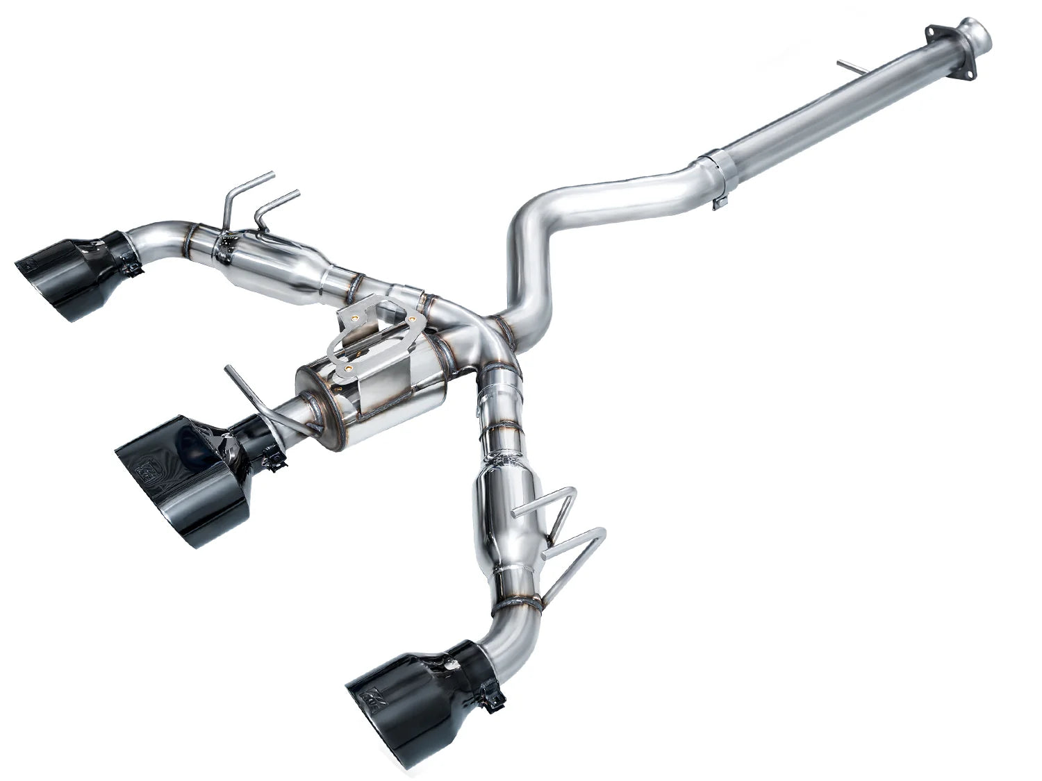 AWE Track Edition Exhaust for GR Corolla - Diamond Black Tips - Apollo Off-Road