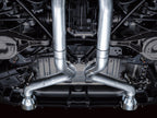 AWE Track Edition Exhaust for Nissan Z - Chrome Silver Tips - Apollo Off-Road