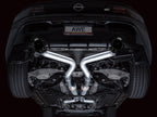 AWE Track Edition Exhaust for Nissan Z - Diamond Black Tips - Apollo Off-Road