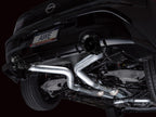 AWE Track Edition Exhaust for Nissan Z - Diamond Black Tips - Apollo Off-Road