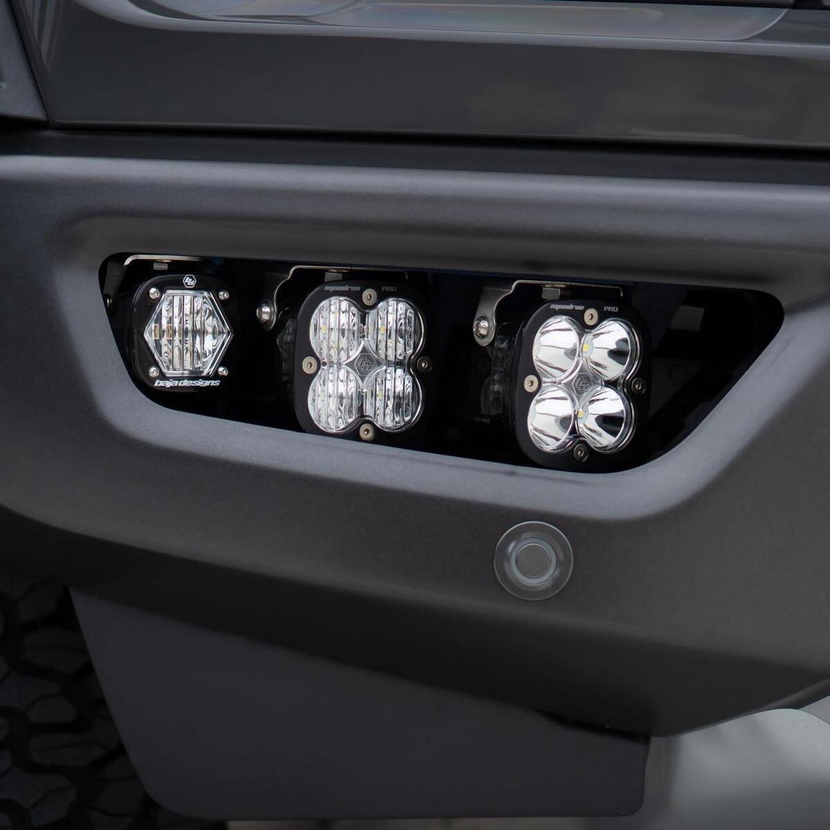 Baja Designs Ford Squadron SAE/S1 Fog Pocket Light Kit - Ford 2021+ F-150 Raptor - Apollo Off-Road