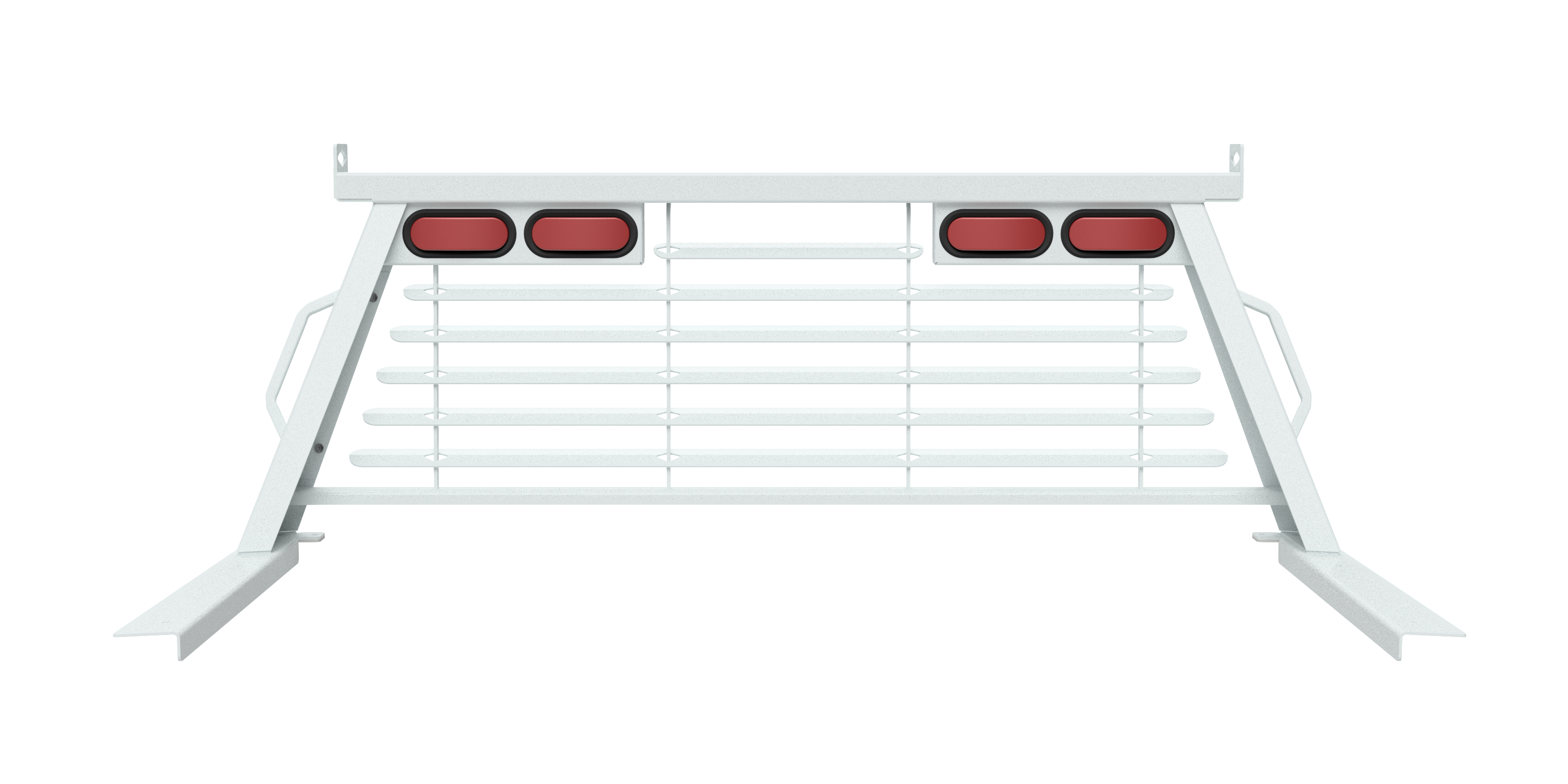 B&W Custom Headache Rack w/ LED Brake, Turn, Tail Lights for Dodge & RAM Trucks PUCP7522WA - Apollo Off-Road