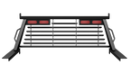 B&W Custom Headache Rack w/ LED Brake, Turn, Tail Lights for Ford Trucks - Apollo Off-Road
