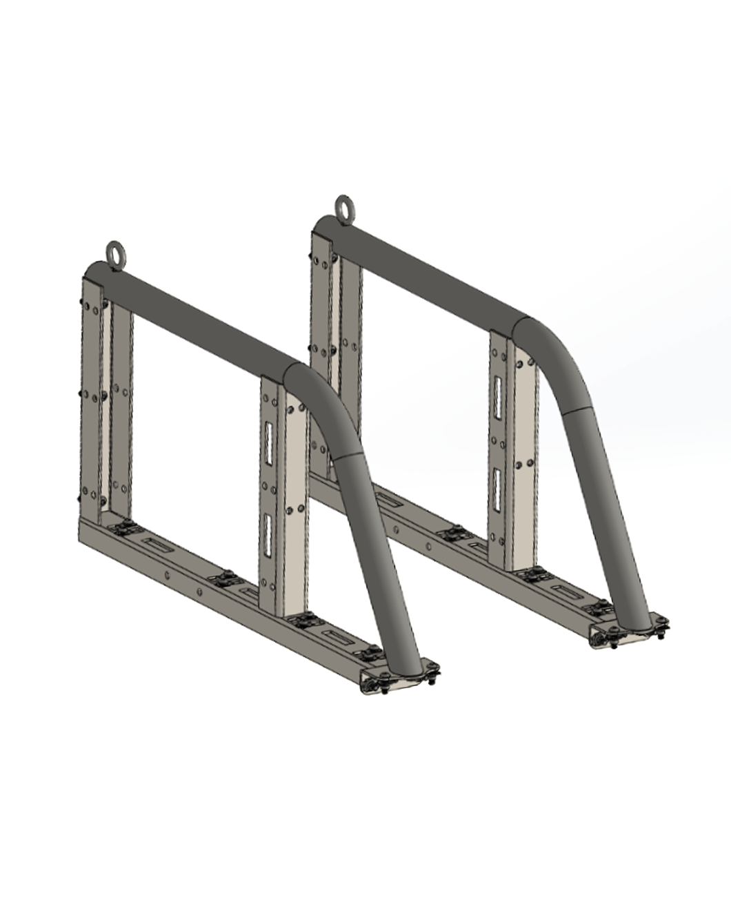 Foutz Motorsports Quick Release Upright Support Tubes - Modular Bed Organizer (Pair)