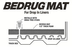 Bedmat for Drop-In 04+ Nissan Titan 6 Foot 6 Inch Bed - Apollo Off-Road