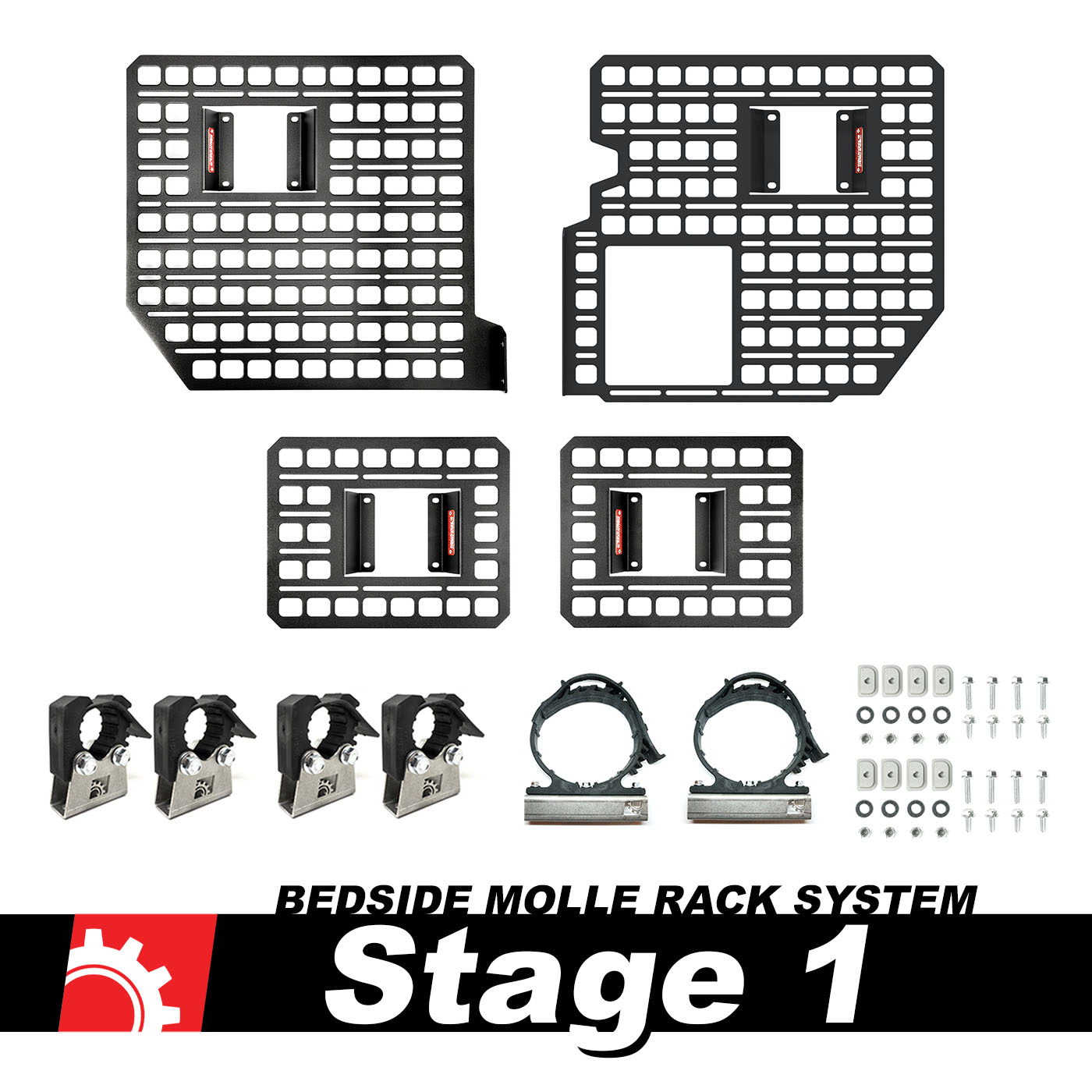 Bedside Rack Molle Panel System | Ford F-150, Raptor & Lightning (2015+) - Apollo Off-Road
