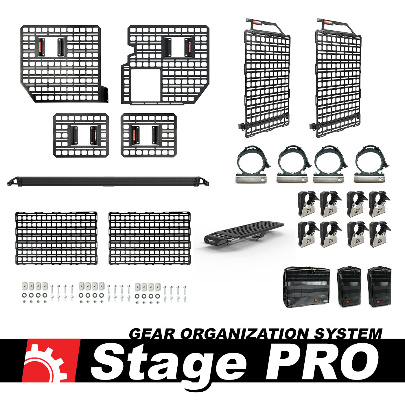 Bedside Rack Molle Panel System | Ford F-150, Raptor & Lightning (2015+) - Apollo Off-Road