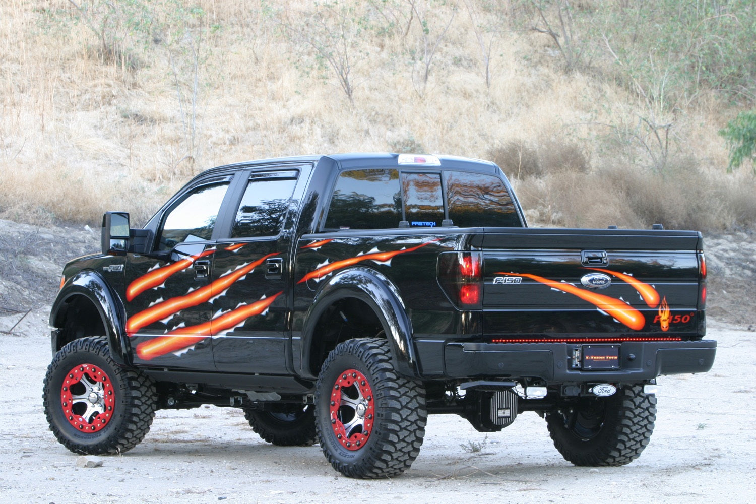 Bedstep Flip Down Bumper Step 06-14 Ford F-150, Includes. Raptor (Excludes Flareside) - Apollo Off-Road