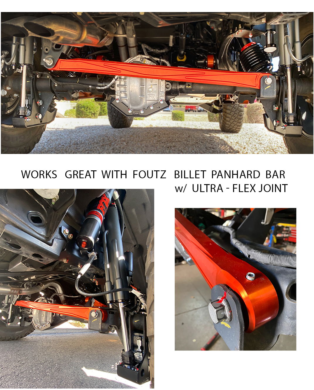 Foutz Motorsports Rear Mid-Travel with Shock Mount & Bump Stop Kit 2022-2026 Ford Bronco Raptor