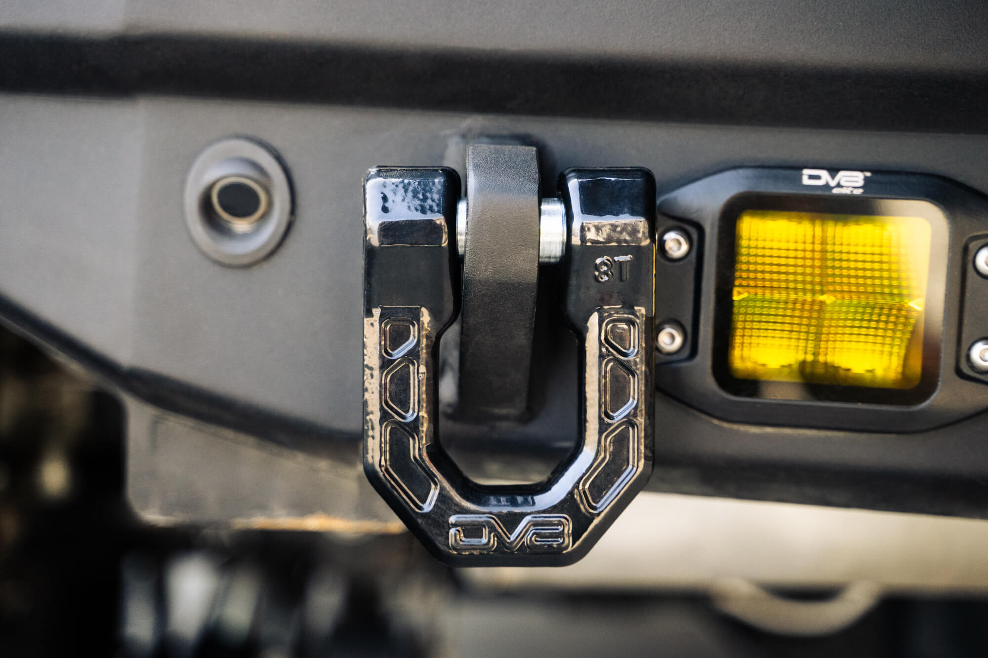 Black DV8 Elite Series D-Rings (Pair) - Apollo Off-Road