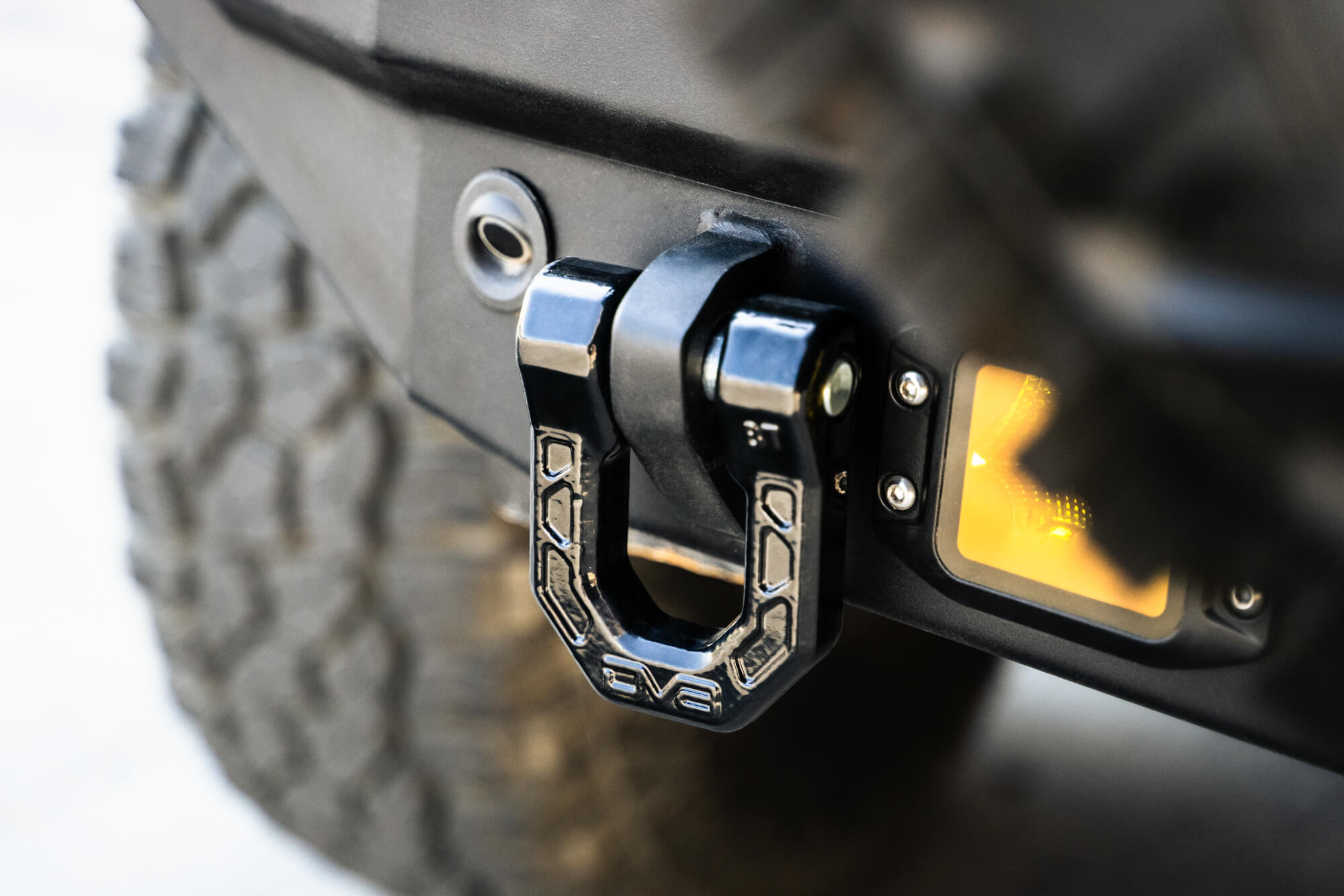 Black DV8 Elite Series D-Rings (Pair) - Apollo Off-Road