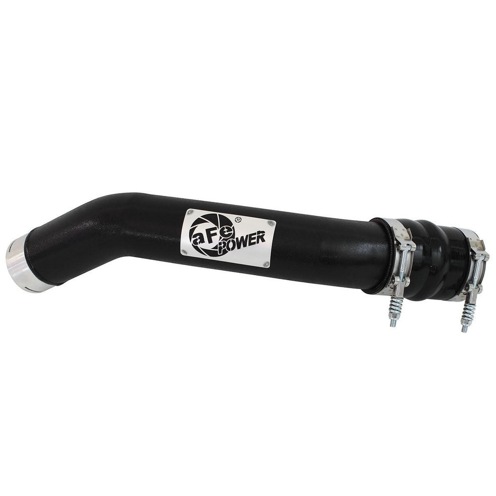 BladeRunner 3in Aluminum Hot Charge Pipe Black 46-20148-B - Apollo Off-Road
