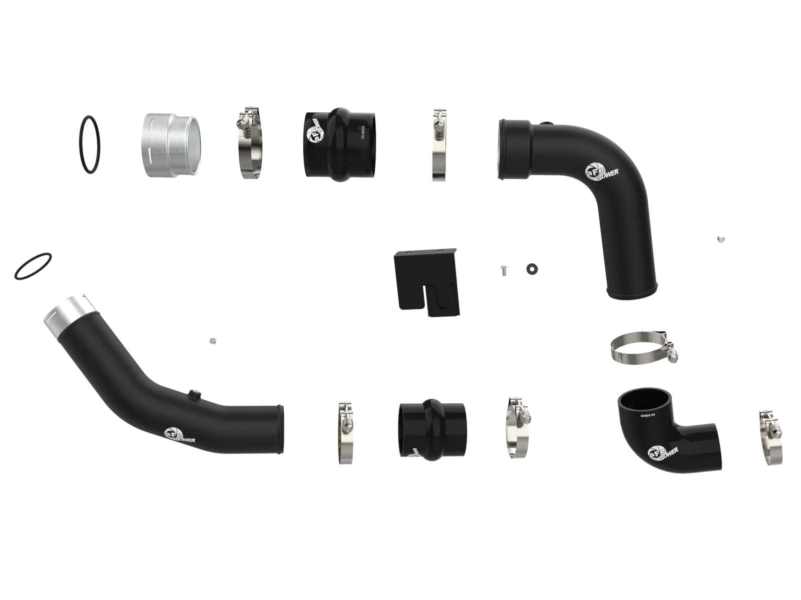 BladeRunner Aluminum Hot and Cold Charge Pipe Kit Black for 2023-2024 Ford F-250 / F-350 Diesel V8 6.7L - Apollo Off-Road