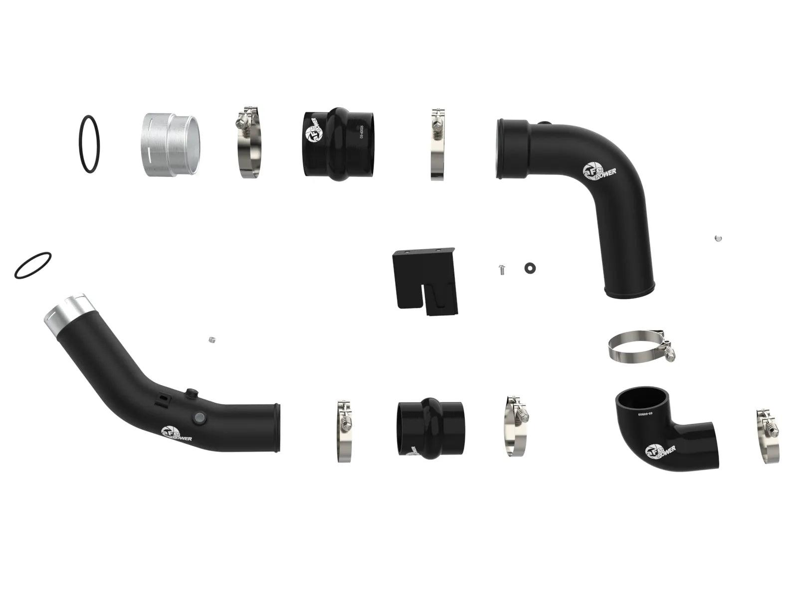 BladeRunner Aluminum Hot and Cold Charge Pipe Kit Black for 2023-2024 Ford F-250/F-350 Diesel Trucks V8-6.7L High Output - Apollo Off-Road