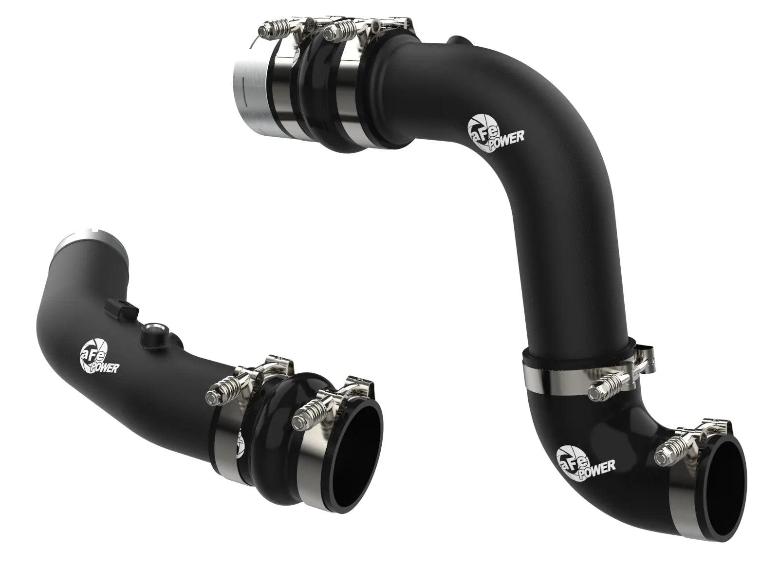 BladeRunner Aluminum Hot and Cold Charge Pipe Kit Black for 2023-2024 Ford F-250/F-350 Diesel Trucks V8-6.7L High Output - Apollo Off-Road