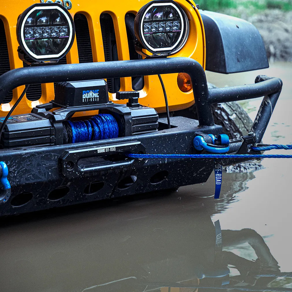 Borne Off-Road 12K Electric Winch with Synthetic Rope - Apollo Off-Road