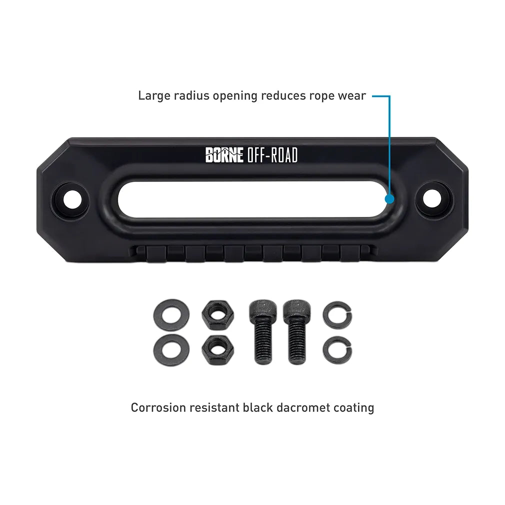 Borne Off-Road 12K Electric Winch with Synthetic Rope - Apollo Off-Road