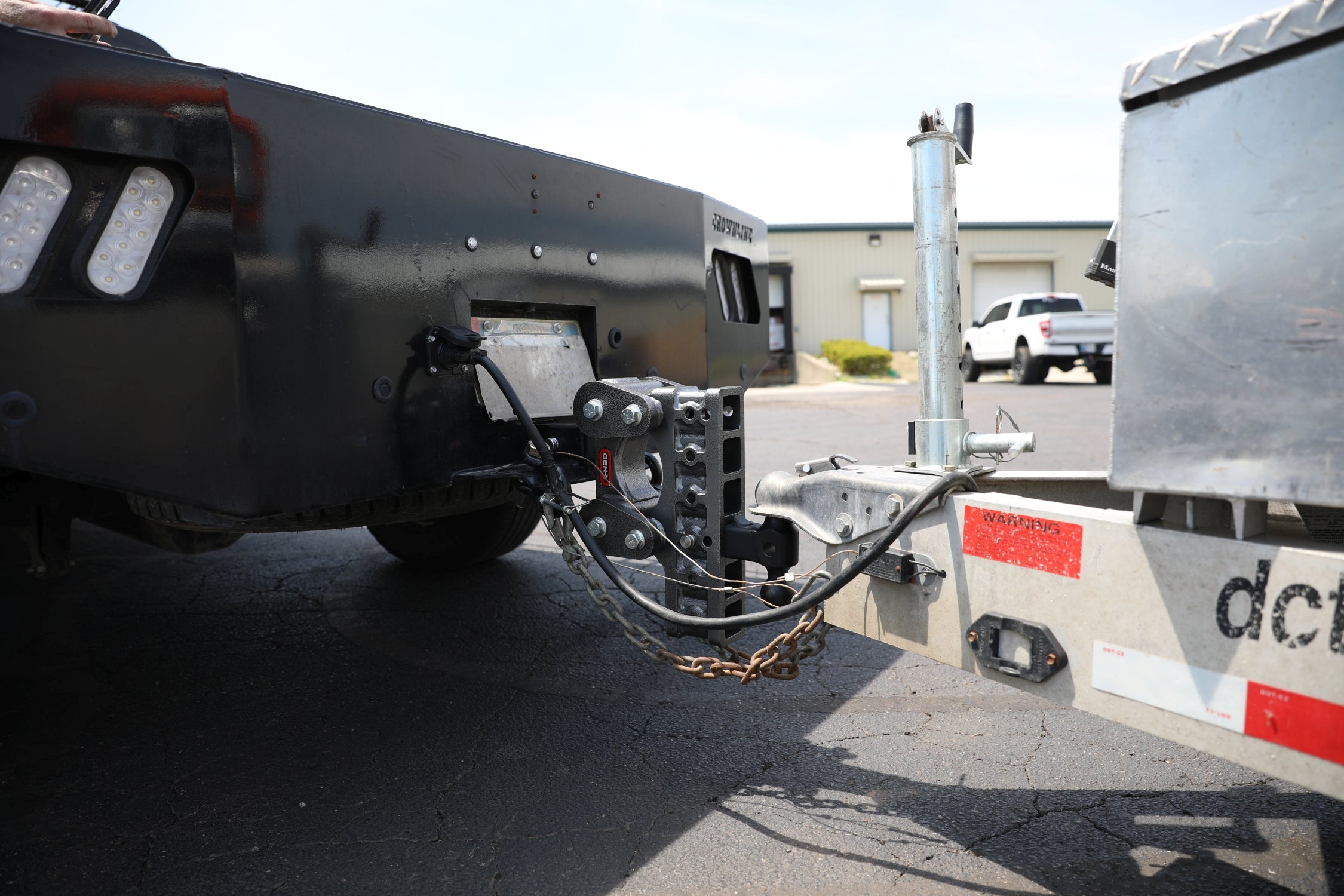BOSS TORSION-FLEX 2.5" Shank 7.5" Drop 1.7K TW 16K Hitch Dual-Ball PintleLock - Apollo Off-Road