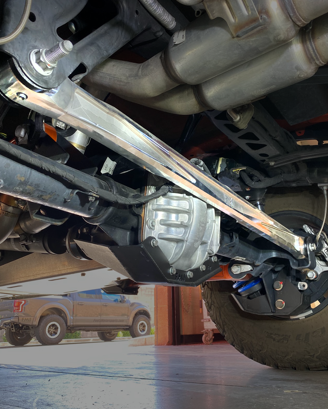Foutz Motorsports Billet Panhard Bar with Ultra-Flex Joint 2022-2026 Ford Bronco Raptor