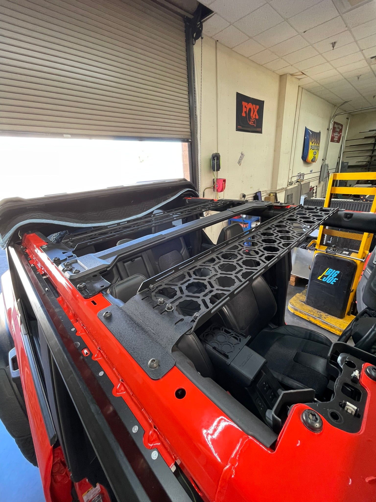 Foutz Motorsports Inside Roof Panel Mount (across front section) by Adapt-A-Panel 2022-2026 Ford Bronco Raptor