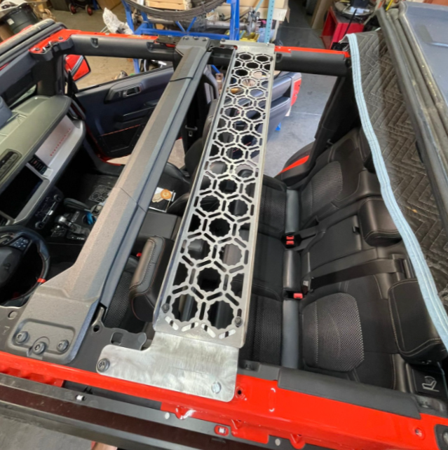 Foutz Motorsports Inside Roof Panel Mount (across rear seat area) by Adapt-A-Panel 2022-2026 Ford Bronco Raptor