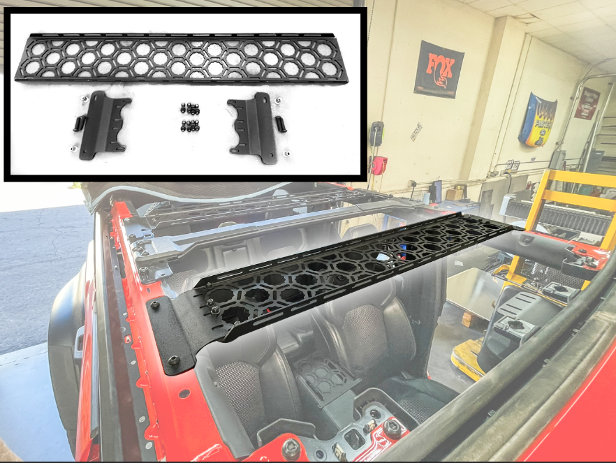 Foutz Motorsports Inside Roof Panel Mount (across front section) by Adapt-A-Panel 2022-2026 Ford Bronco Raptor