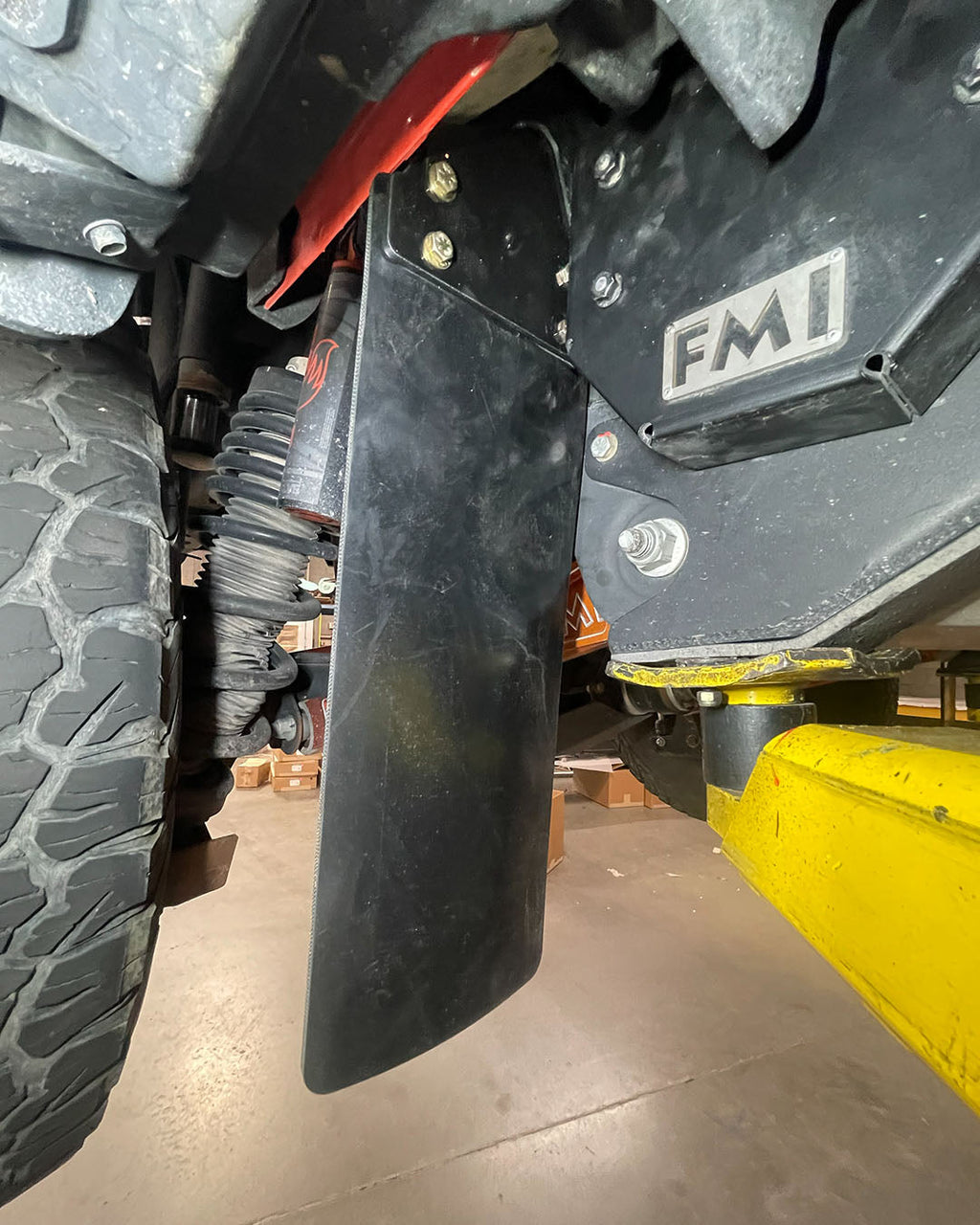 Foutz Motorsports Rear Shock Guard Mud Flap Kit 2022-2027 Ford Bronco Raptor