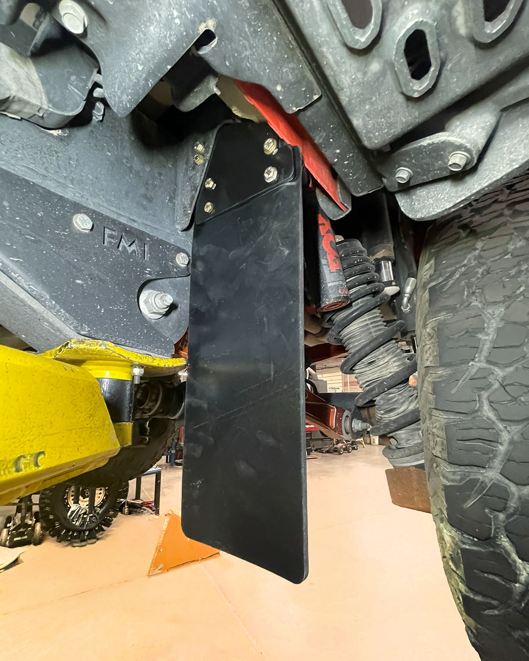 Foutz Motorsports Rear Shock Guard Mud Flap Kit 2022-2027 Ford Bronco Raptor