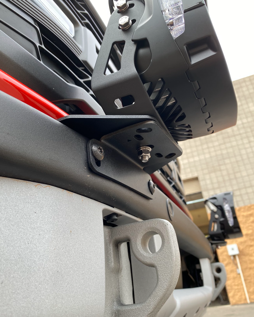 Foutz Motorsports Light Mount Brackets for Stock Modular Bumper - Pair 2022-2025 Ford Bronco Raptor 2021-2025 Ford Bronco