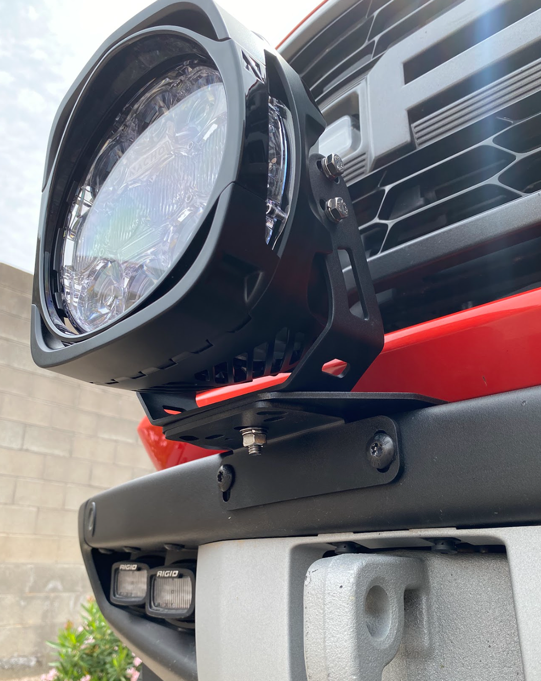 Foutz Motorsports Light Mount Brackets for Stock Modular Bumper - Pair 2022-2025 Ford Bronco Raptor 2021-2025 Ford Bronco