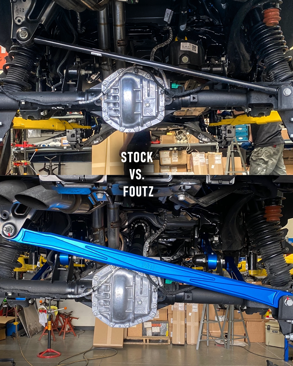 Foutz Motorsports Billet Panhard Bar with Ultra-Flex Joint 2022-2026 Ford Bronco Raptor