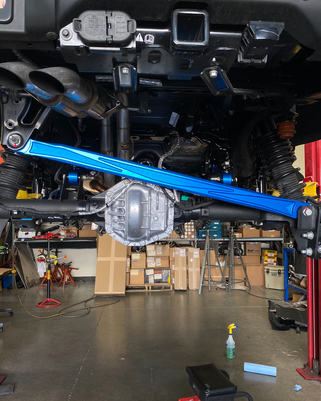 Foutz Motorsports Billet Panhard Bar with Ultra-Flex Joint 2022-2026 Ford Bronco Raptor
