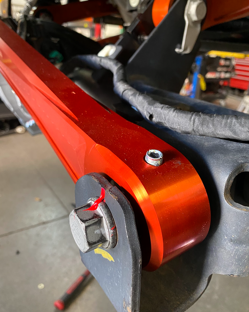 Foutz Motorsports Billet Panhard Bar with Ultra-Flex Joint 2022-2026 Ford Bronco Raptor