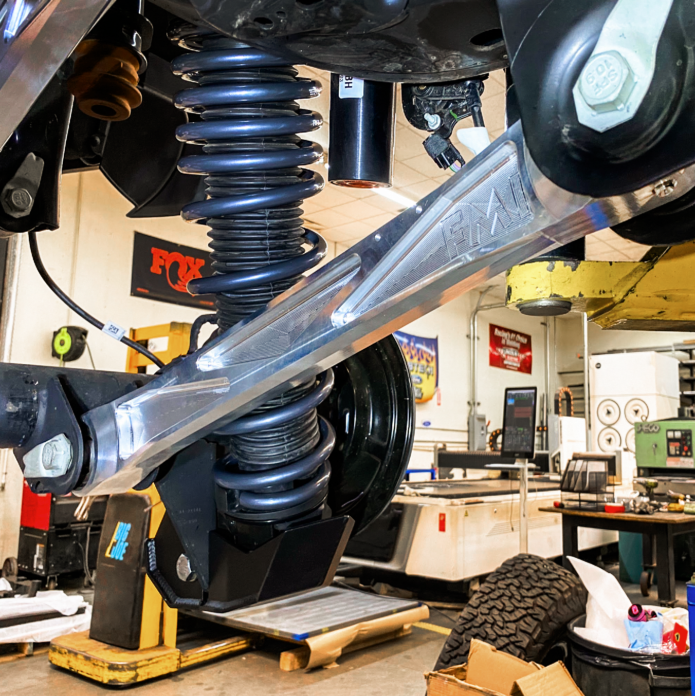 Foutz Motorsports Billet Aluminum Rear Lower Suspension Arms With Ultra-Flex Joints 2022-2026 Ford Bronco Raptor
