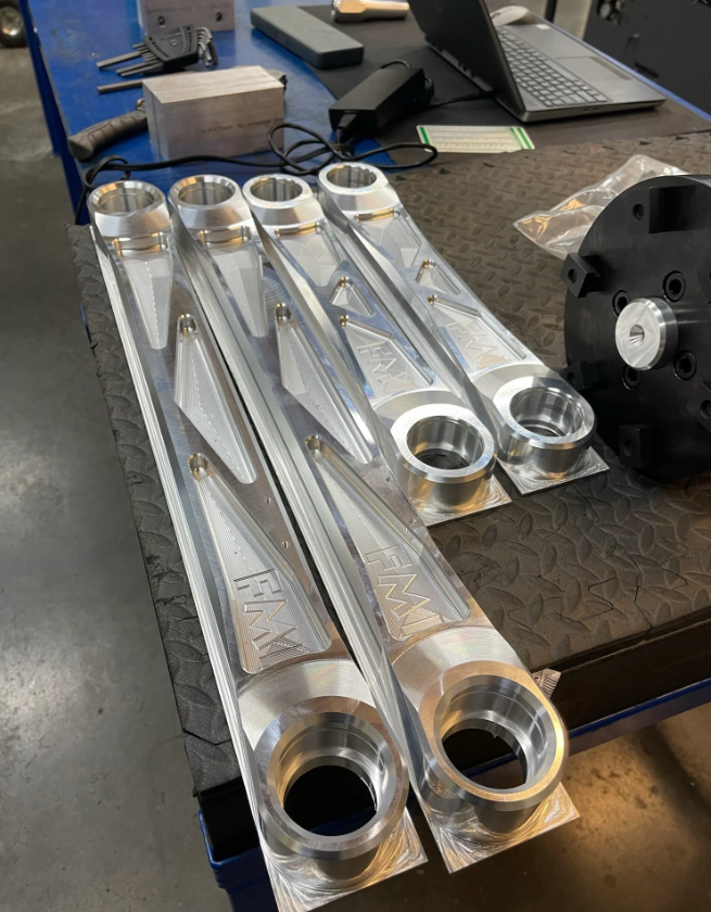 Foutz Motorsports Billet Aluminum Rear Suspension Arms With Ultra-Flex Joints 2022-2026 Ford Bronco Raptor