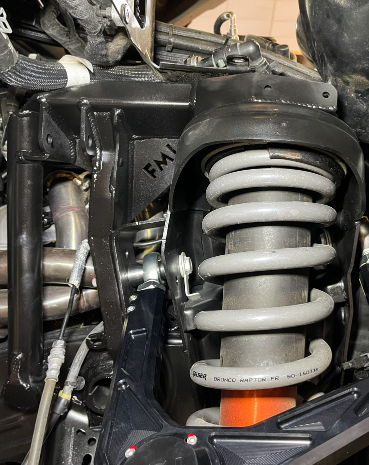 Foutz Motorsports Fabricated Front Bypass Shock Mount Kit 2022-2026 Ford Bronco Raptor