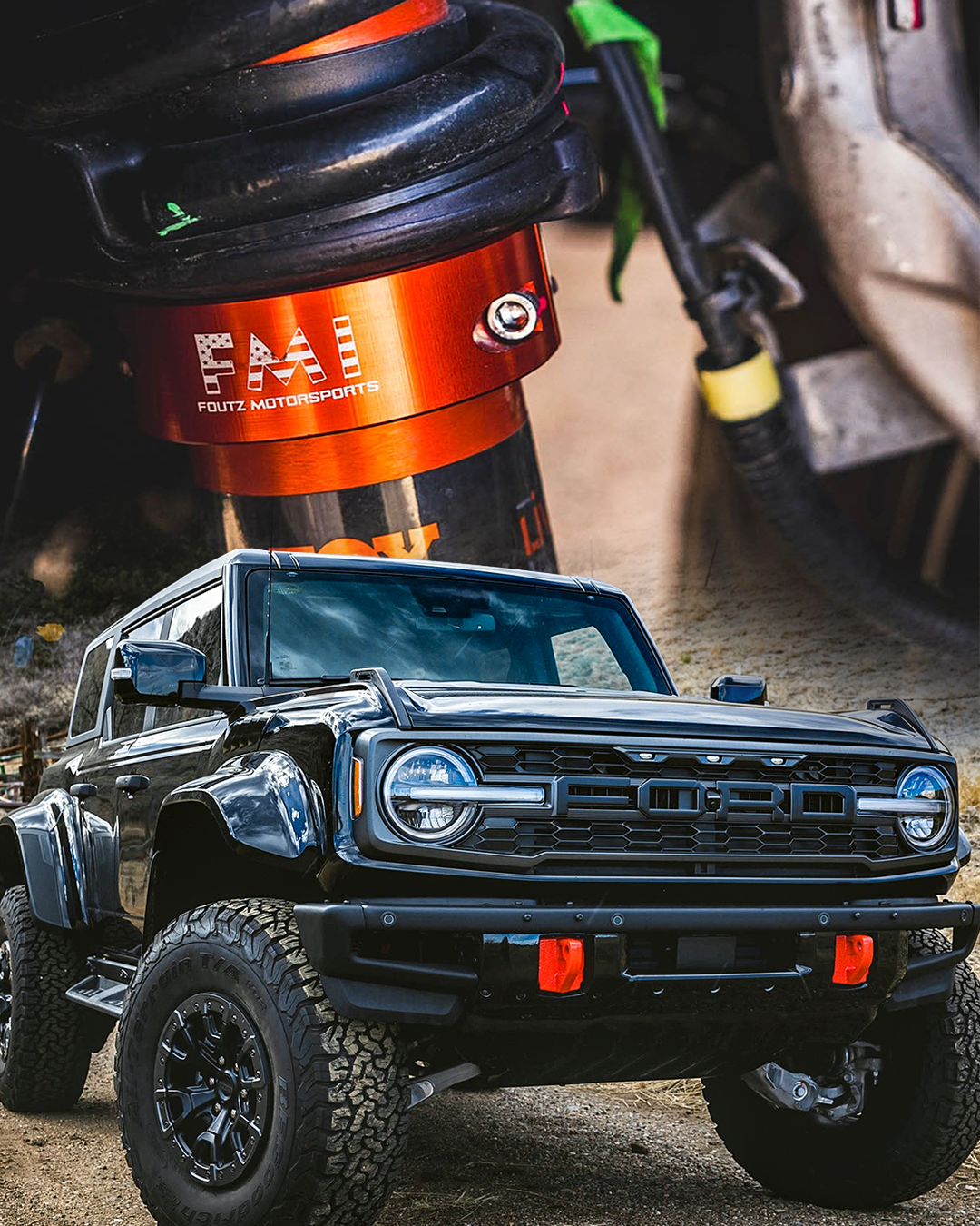 Foutz Motorsports front leveling kit 2022-2026 Ford Bronco Raptor