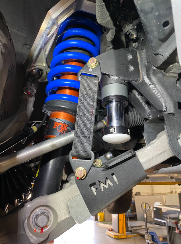 Foutz Motorsports Front Limit Strap & Bump Stop - Stock Lower Arm 2022-2026 Ford Bronco Raptor
