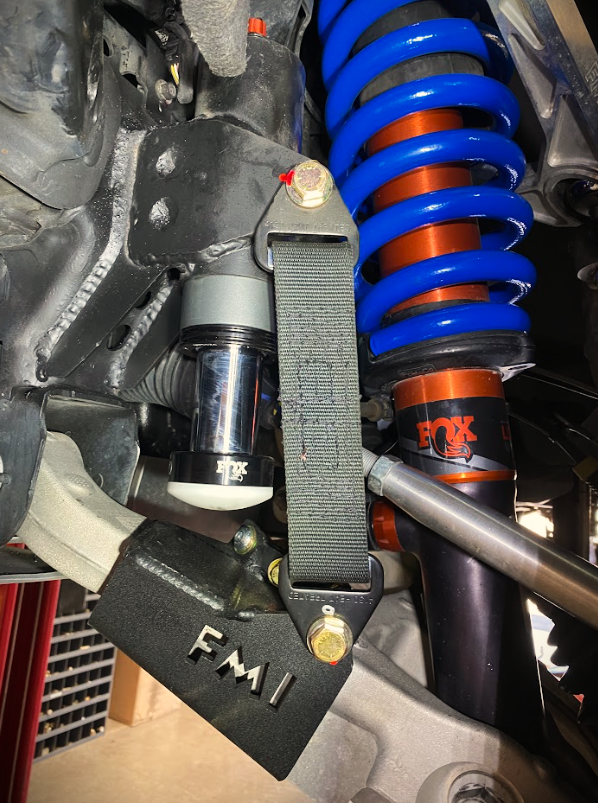 Foutz Motorsports Front Limit Strap & Bump Stop - Stock Lower Arm 2022-2026 Ford Bronco Raptor