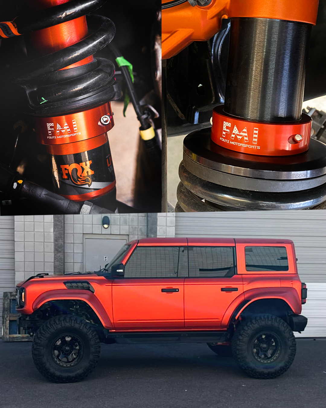 Foutz Motorsports Lift Collar Kits 2022-2026 Ford Bronco Raptor