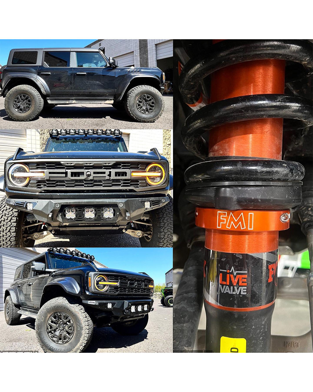 Foutz Motorsports Lift Collar Kits 2022-2026 Ford Bronco Raptor