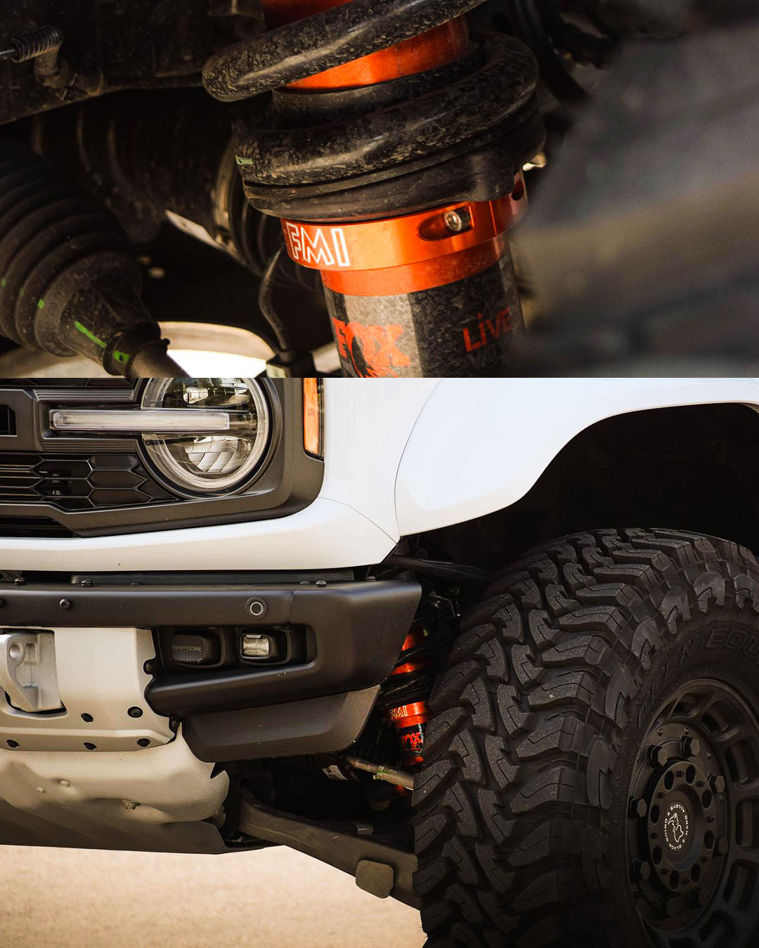 Foutz Motorsports Lift Collar Kits 2022-2026 Ford Bronco Raptor