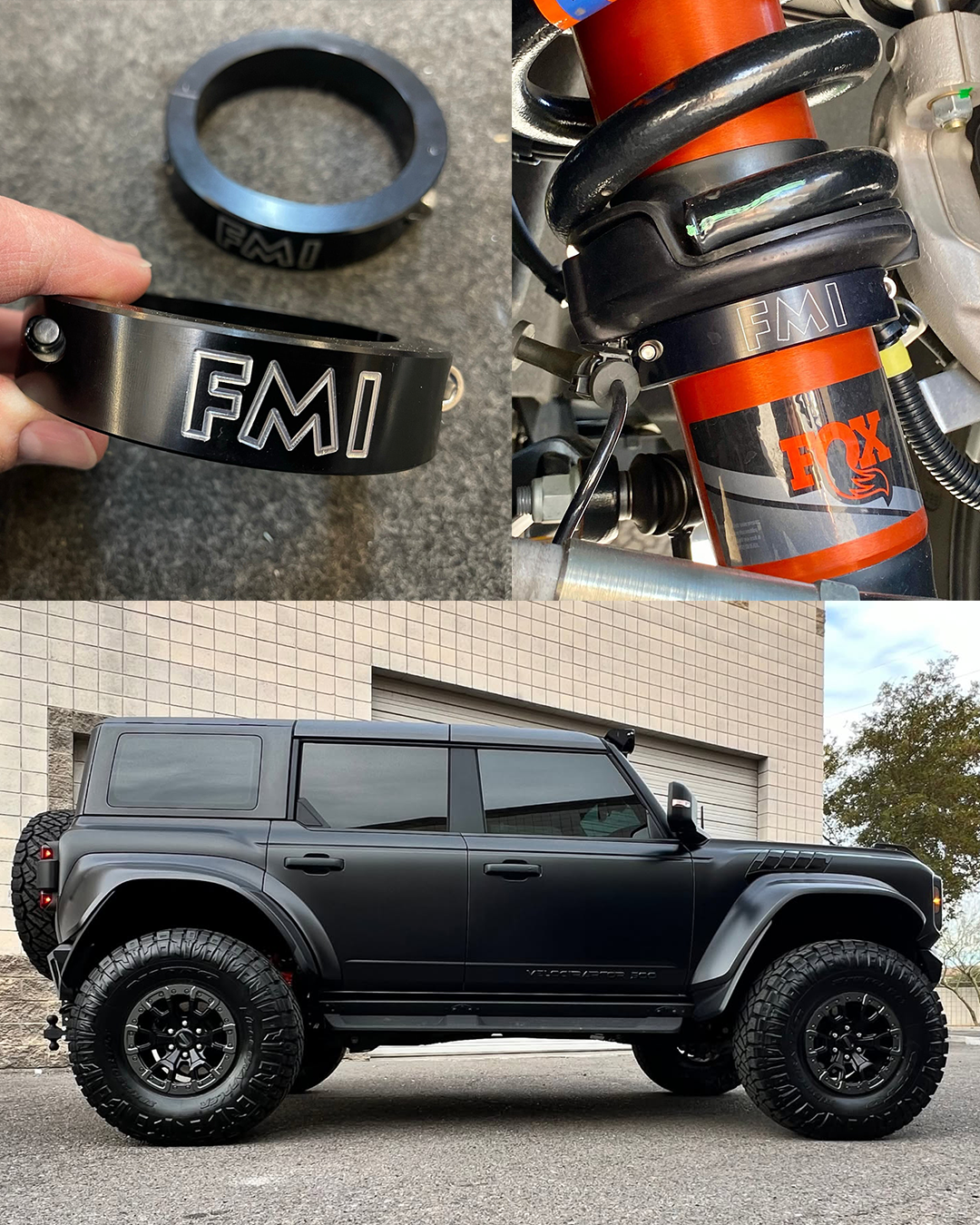 Foutz Motorsports front leveling kit 2022-2026 Ford Bronco Raptor