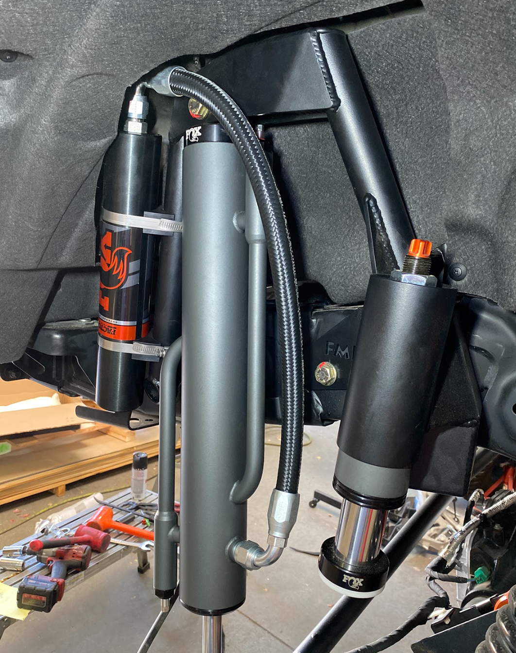 Foutz Motorsports Rear Mid-Travel with Shock Mount & Bump Stop Kit 2022-2026 Ford Bronco Raptor