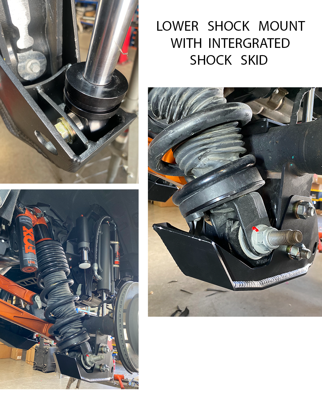 Foutz Motorsports Rear Mid-Travel with Shock Mount & Bump Stop Kit 2022-2026 Ford Bronco Raptor