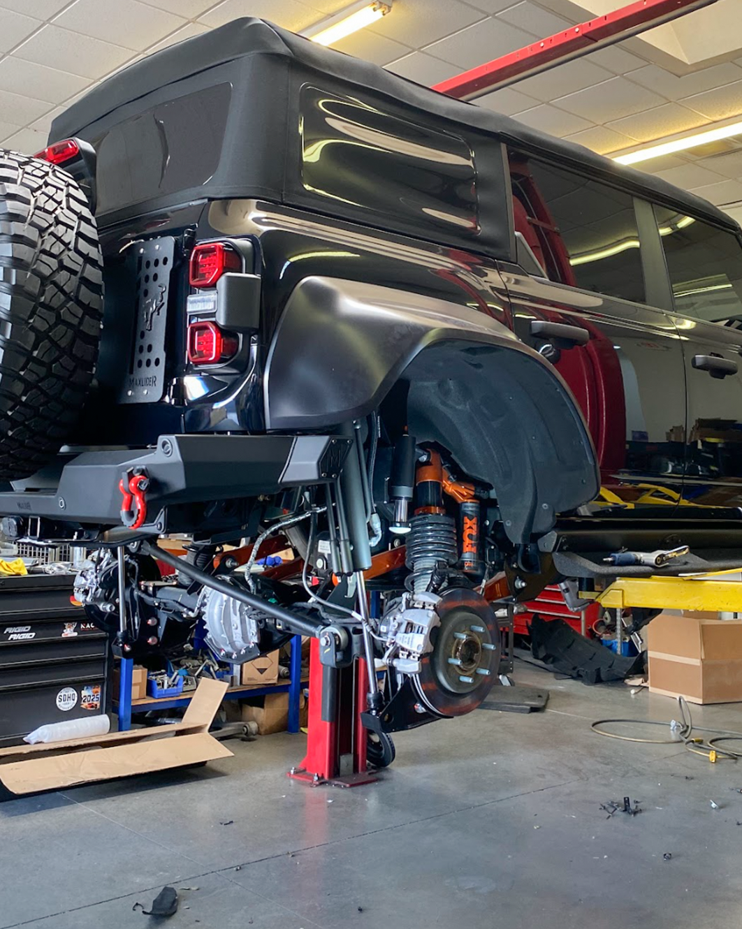 Foutz Motorsports Rear Mid-Travel with Shock Mount & Bump Stop Kit 2022-2026 Ford Bronco Raptor