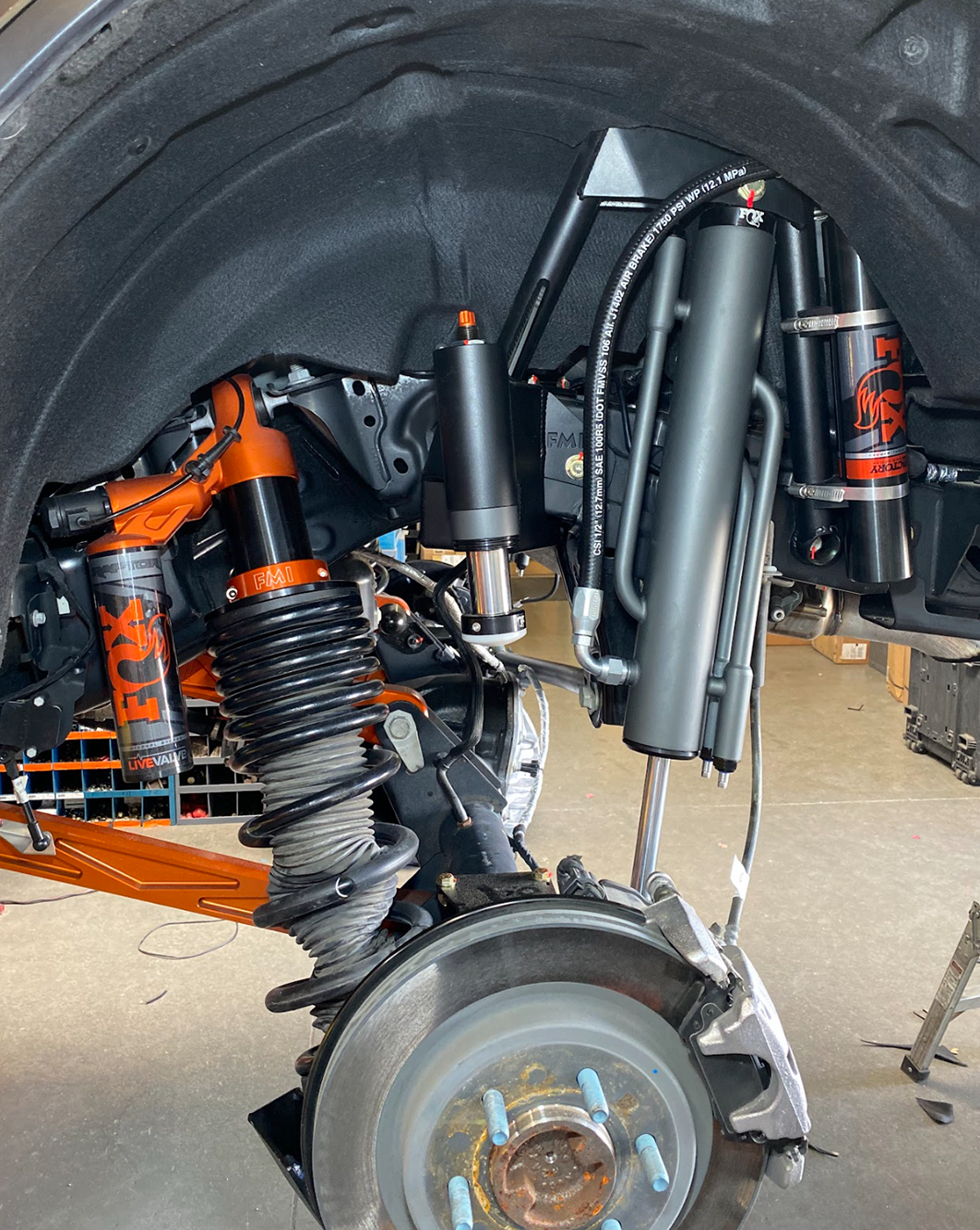 Foutz Motorsports Rear Mid-Travel with Shock Mount & Bump Stop Kit 2022-2026 Ford Bronco Raptor